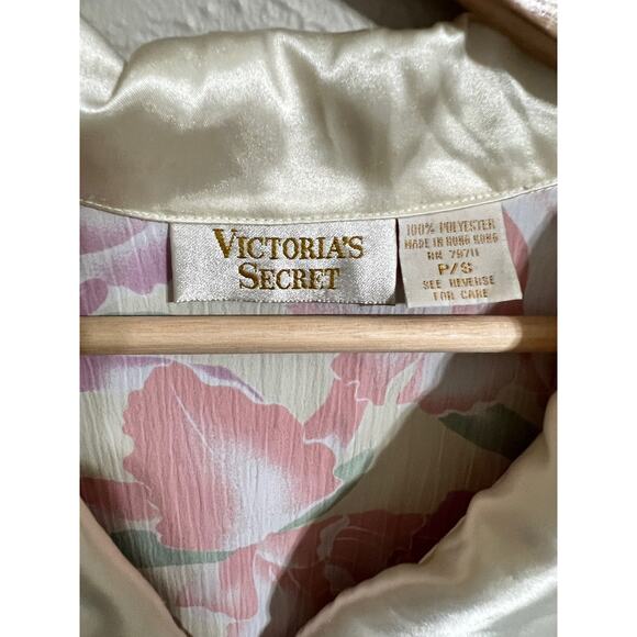 Vintage Victoria's Secret Pastel Floral Nightshirt S - Picture 3 of 3